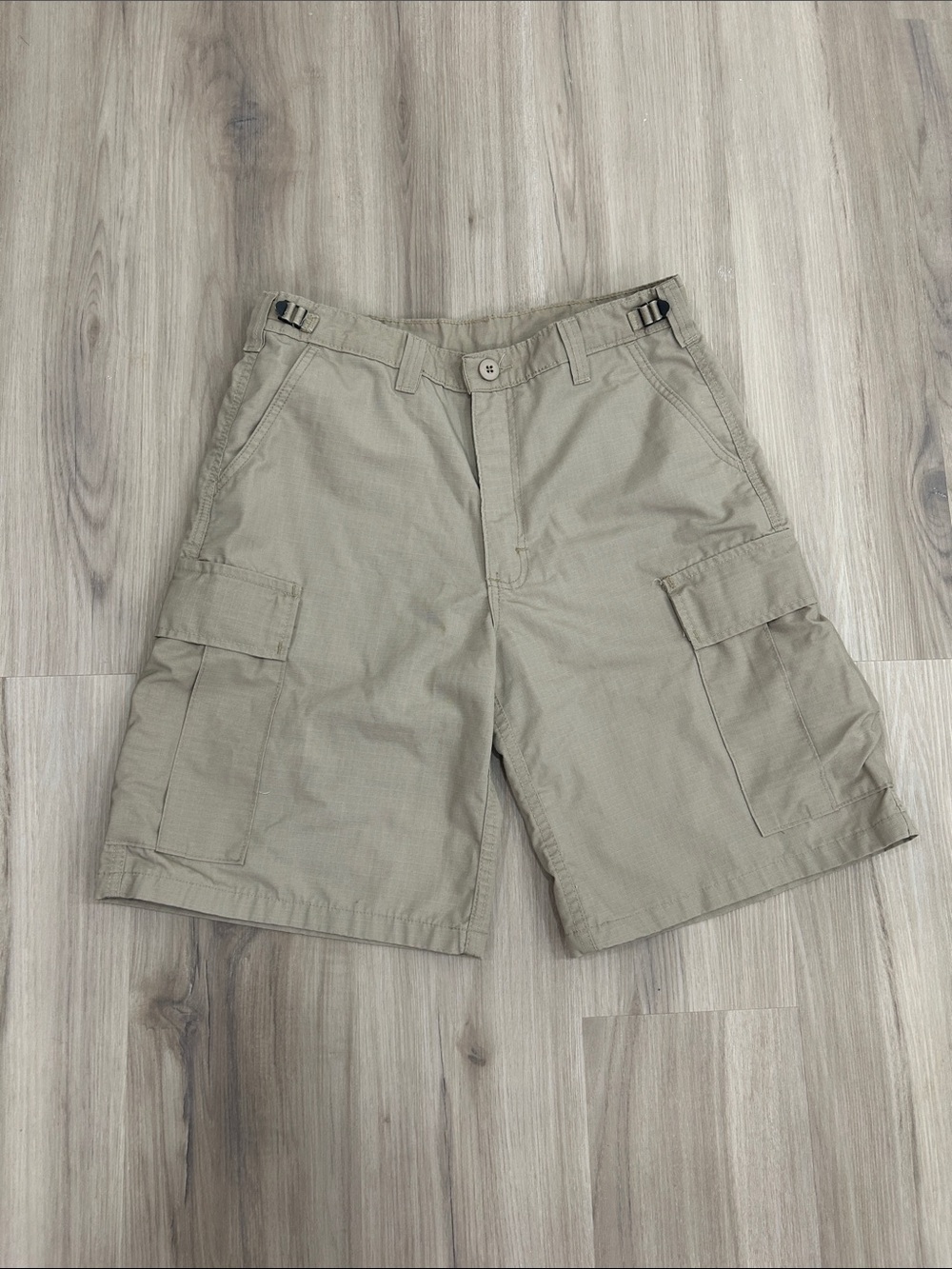 Rothco BDU Cargo Shorts Mens Small Tan Khaki Ripstop Tactical Military Style